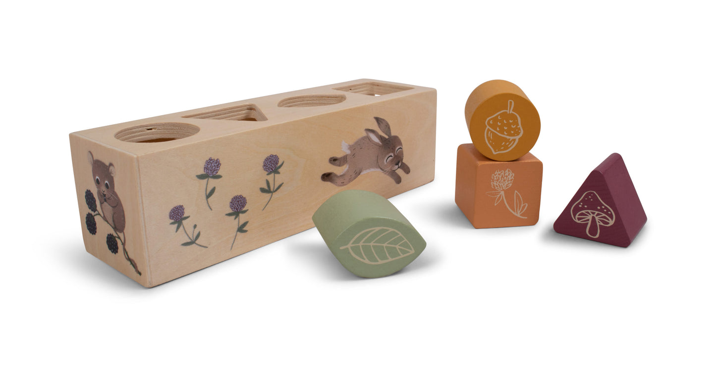 Wooden shape sorter 