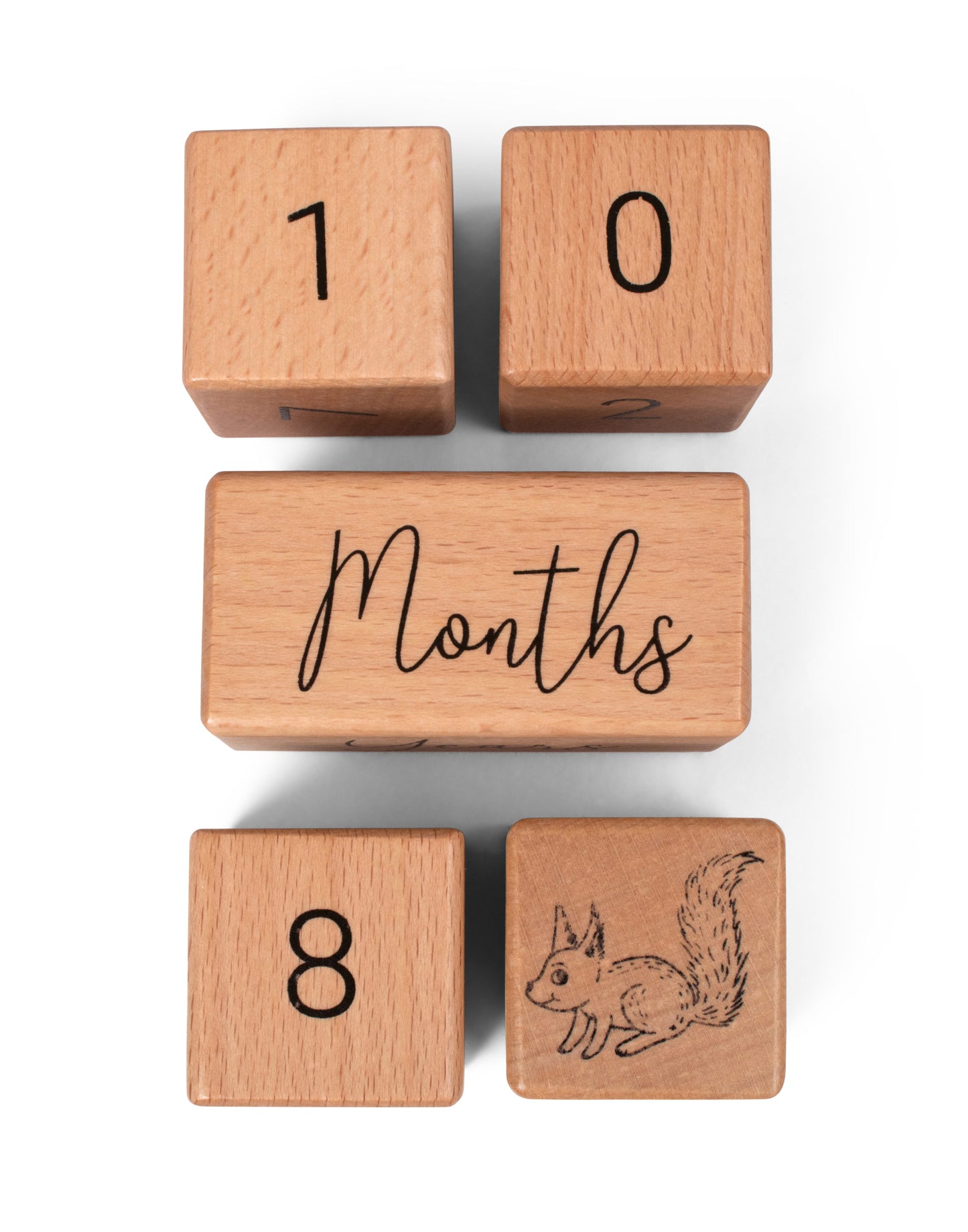 Wooden age blocks 