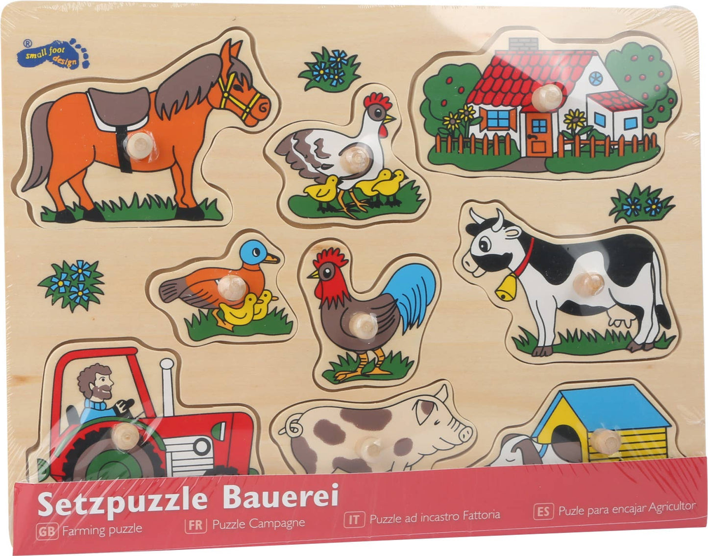 Boerderij puzzel hout